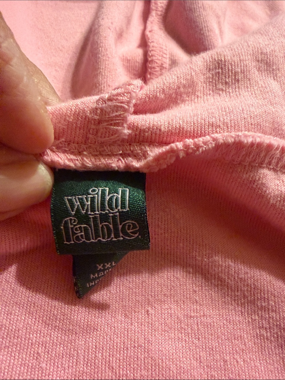 wild fable Pink Hooded Zip Sweatshirt - Picture 2 of 4